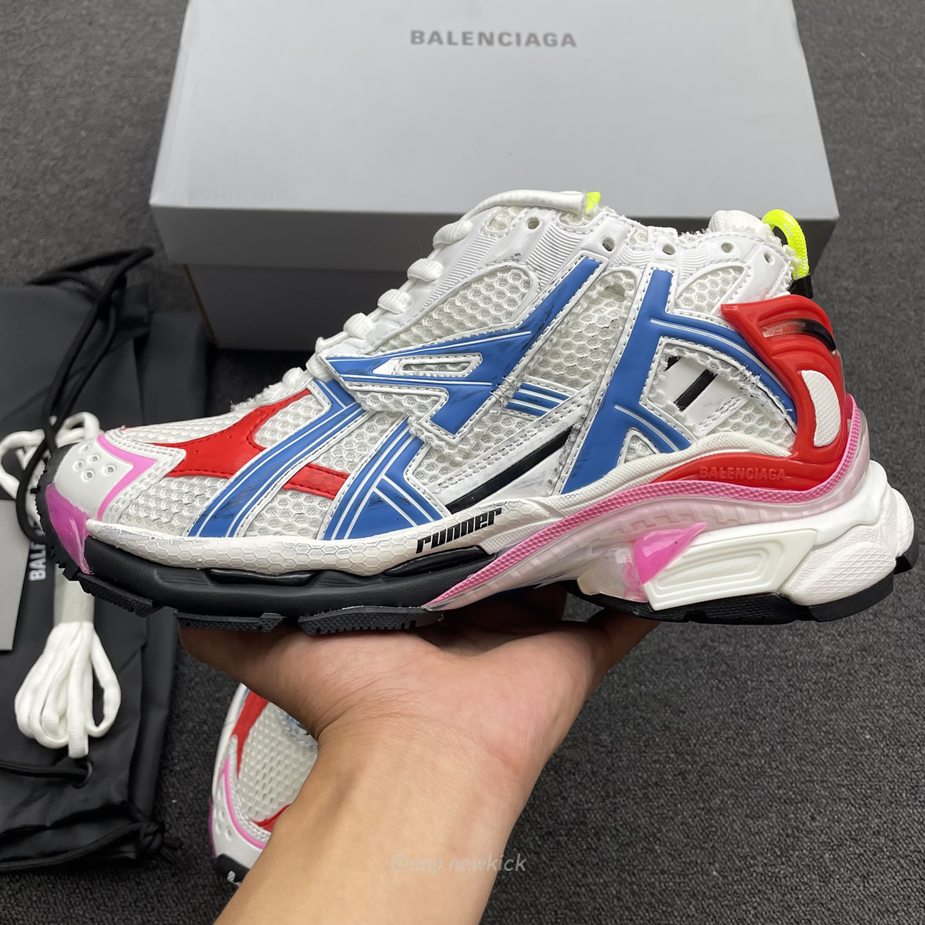 Balenciaga Multicolor Mesh Rubber White 677403 W3rb6 9645 (3) - www.newkick.vip